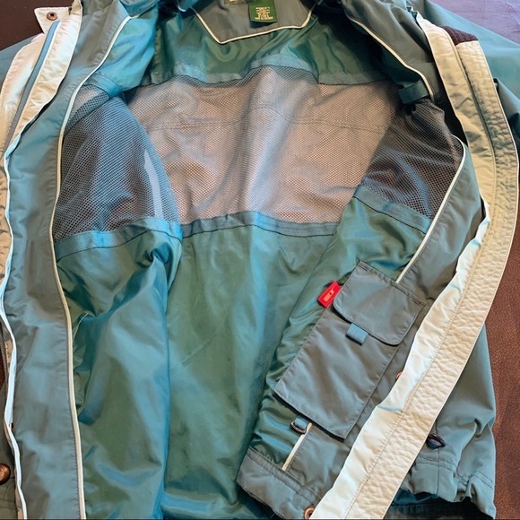 L.L. Bean Full Zip Hooded Jacket 4 Zip Pockets - Picture 12 of 16